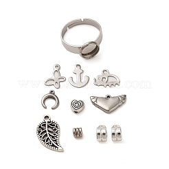 DIY-Sets zur Herstellung von Ringen aus gemischten Steinen und Anhängern&nbsp;DIY-SZ0008-79