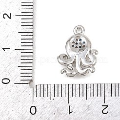 Ottone micro spianare pendenti zirconi&nbsp;KK-L261-14B-P