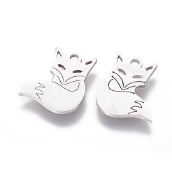 Anlaufgeschützte Charms aus Edelstahl 201&nbsp;STAS-S105-T420