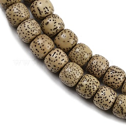 Natürlicher Rudraksha-Bodhi-Saatperlen-Strang&nbsp;WOOD-B010-A03-7x8mm