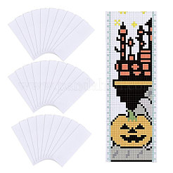 30 marque-page en coton Aida pour la réalisation de points de croix&nbsp;AJEW-GL0002-99B