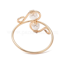 Muschelperle Fingerringe&nbsp;RJEW-TA00131