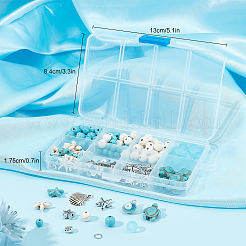 Kit fai da te per realizzare braccialetti estivi da spiaggia con pietre preziose&nbsp;DIY-SC0019-28