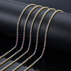 Messing Strass Strassketten&nbsp;CHC-N017-003B-A02