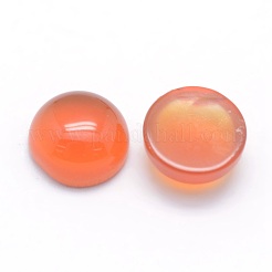 Natürlichen Karneol cabochons&nbsp;G-P393-R18-6mm