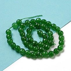 Natürliche weiße Jade Perlen&nbsp;G-B070-A01-01