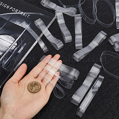 12 Paar transparente TPU-Schnürsenkel in 3 Stilen für hochhackige Schuhe&nbsp;FIND-CP0001-95