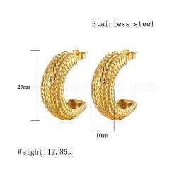 Boucles d'oreilles à tige en acier inoxydable 304&nbsp;AP9036-1