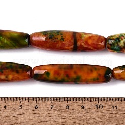 Cuentas crepitar ágata fuego natural hebras&nbsp;G-Q606-62