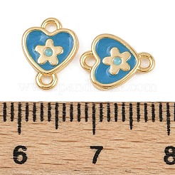 Emaille-Anhänger aus Messing&nbsp;KK-H078-03B-G01