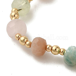 Bracelets extensibles en citrine naturelle&nbsp;BJEW-P318-02G-01