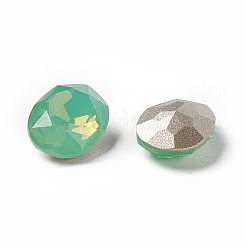 Cabochon con strass in vetro opale placcato k9&nbsp;RGLA-J020-B-NC