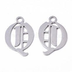 Pendentifs en acier inoxydable 201 résistant au ternissement&nbsp;STAS-N091-40Q