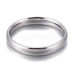 Anneaux plats et unis en acier inoxydable 304 anti-ternissement&nbsp;STAS-I160-D-P