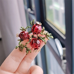 Granatapfel Emaille Pins&nbsp;PW-WGDC38F-01