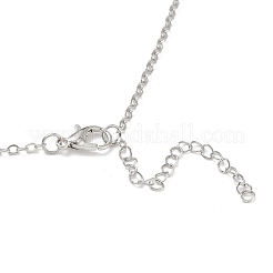 Halsketten mit buntem Chakra-Engel-Anhänger aus Legierung für Frauen&nbsp;FS-WGF797E-01