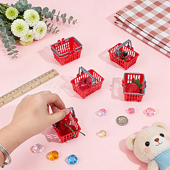 18 pièce de décoration de présentoir pour panier à provisions portatif en PP&nbsp;DJEW-PH0001-97
