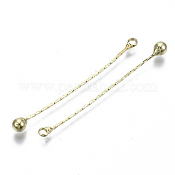 Grandi pendenti con nappine a catena in ottone&nbsp;X-KK-R129-12A-G