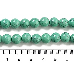 Chapelets de perles en turquoise synthétique&nbsp;TURQ-H038-8mm-XXS11