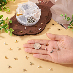 480 Stück 6 Farben Schmuck Eisenperlenspitzen&nbsp;IFIN-PJ0001-02