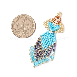 Pendentifs anges en perles de verre&nbsp;PALLOY-MZ0089296-01