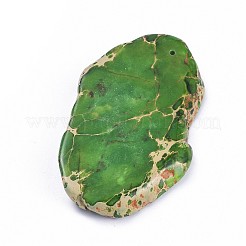 Natürlicher Regalit / imperialer Jaspis / Seesediment-Jaspis-Anhänger&nbsp;G-F590-08