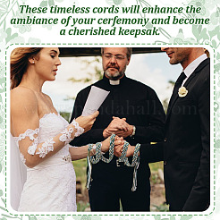 Catene per lazo da matrimonio in cordoncino di cotone&nbsp;BJEW-GA00007