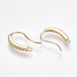 Ganci di orecchini in ottone&nbsp;X-KK-T038-252G