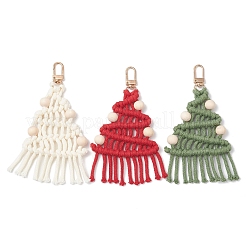 Decorazione pendente in cotone per albero di Natale&nbsp;HJEW-TA00407