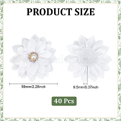 Baumwollblumen-Ornament-Accessoires&nbsp;DIY-WH0816-194B