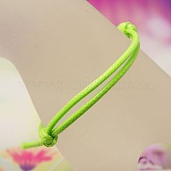 Création de bracelets en corde de polyester ciré coréen&nbsp;AJEW-JB00011-17