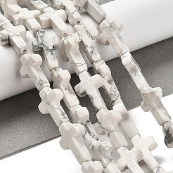 Natürliche Howlith Perlen Stränge&nbsp;G-I337-A07-02