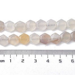 Natürlichen weißen Achat Perlen Stränge&nbsp;G-K359-C07-01
