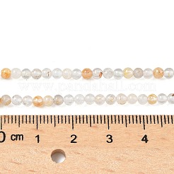 Fili di perle di topazio bianco naturale&nbsp;LS-G-RM250101-E9