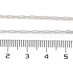 925 Büroklammerkette aus Sterlingsilber&nbsp;STER-P064-02S