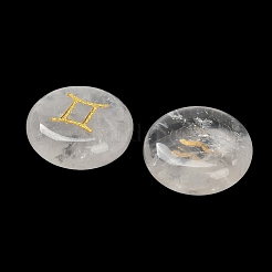 12 Konstellation natürlicher Quarzkristall-Cabochon-Satz&nbsp;G-Q190-03C