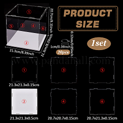 Espositori in acrilico trasparente&nbsp;ODIS-WH0329-94C