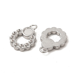 Pendentif en acier inoxydable 304 résistant au ternissement&nbsp;LS-STAS-I671-07P