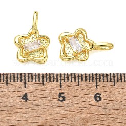 Pendentifs en laiton zircon cubique transparent&nbsp;KK-CBAD9DF-09G