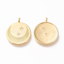 Pendente in ottone&nbsp;ZIRC-L098-030G