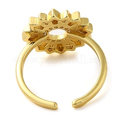 Bagues de manchette ouvertes en laiton pour femmes&nbsp;RJEW-Z070-04G-03