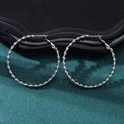 Pendientes de aro de acero inoxidable 304&nbsp;EJEW-S250-04A-P
