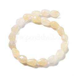 Natürlichen Topas Jade Perlen Stränge&nbsp;G-P520-B13-01