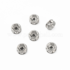 316 chirurgischer Edelstahl Kristall Strass Abstandsperlen&nbsp;X-STAS-N032-06P
