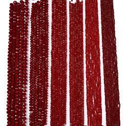 Hebras opacas de perlas de vidrio de imitación de jade de color sólido&nbsp;EGLA-A044-P4mm-D02