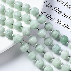 Hilos de abalorios de jade blanco natural&nbsp;G-T132-048C
