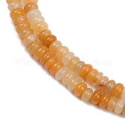 Chapelets de perles en jade topaze naturelle&nbsp;G-H292-A20-01