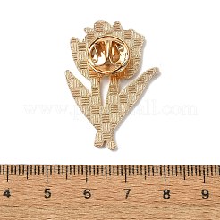 Épingles en émail en forme de tulipe&nbsp;JEWB-P045-02A-G