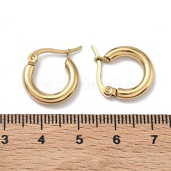 Pendientes de aro de acero inoxidable 304 para mujer&nbsp;EJEW-A159-01G