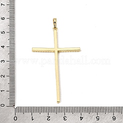 Colgantes grandes de latón con pavé de circonio cúbico&nbsp;ZIRC-L067-16-G-NR